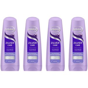 Andrélon Conditioner Zilver Care - 4 x 200 ml