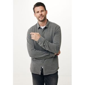 Mexx Basic Lange Mouwen Shirt Grijs - Maat M