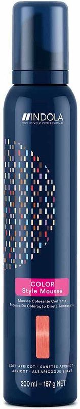 Indola - Color Style Mousse - Haarmousse - Zilver - 200 ml