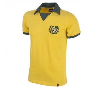 COPA - Australië WK 1974 Retro Voetbalshirt - Geel - Heren