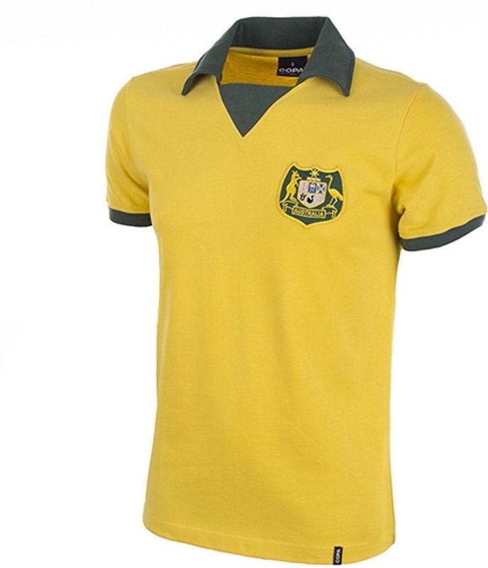 COPA - Australië WK 1974 Retro Voetbalshirt - Geel - Heren