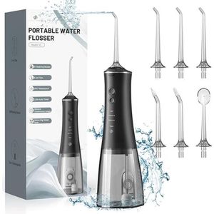 Equivera Waterflosser - Monddouche - Elektrisch Flosapperaat - Water Flosser - Waterflosser Draadloos - Water Flosser Draadloos - Draadloos en Oplaadbaar - Must have voor uw hygiëne!