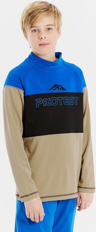 Protest - PRTFly JR - Thermoshirt - Zwart - Gerecycled Materiaal
