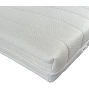 EasyBedden®  90x220 Kindermatras - 17 cm dik | Koudschuim Hybride Schuim - Luxe Tijk - 100 % Veilig - ACTIE !!!