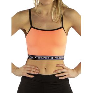 Papillon Sportbeha Top Dames Oranje Maat L