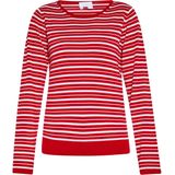 usha - Pullover - Gestreept - Met Ronde Hals - Lange Mouwen