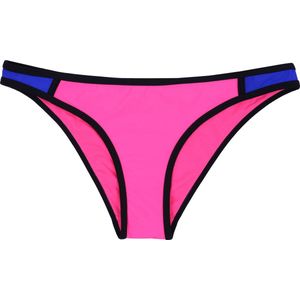 Roze en blauwe zwembroek voor dames