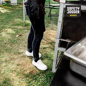 S2 Veiligheidsschoenen Clogs voor Professionele Werkomgeving - Comfortabele Werk- en Keuken Schoenen in Wit