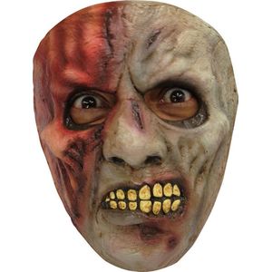 Partychimp Zombie Eleven Gezichts Masker Halloween Masker voor bij Halloween Kostuum Volwassenen - Latex - One-size