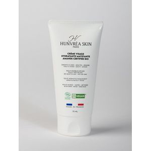 Hunvréa Skin - Crème Corps Hydratante Matifiante Amande BIO 100ml