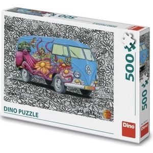 Dino puzzel Volkswagen hippie bus 500 stukjes