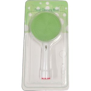 1x gezichtsreiniger opzetborstel voor elektrische tandenborstel - gezichtsborstel - Geschikt voor Oral b - Groen
