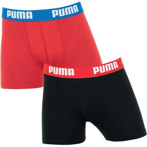 PUMA jongens 2P boxers zwart & rood II - 146/152