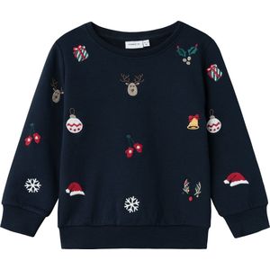 NAME IT NMNRKRINGLE NREG SWEAT BRU Jongens Trui - Maat 92