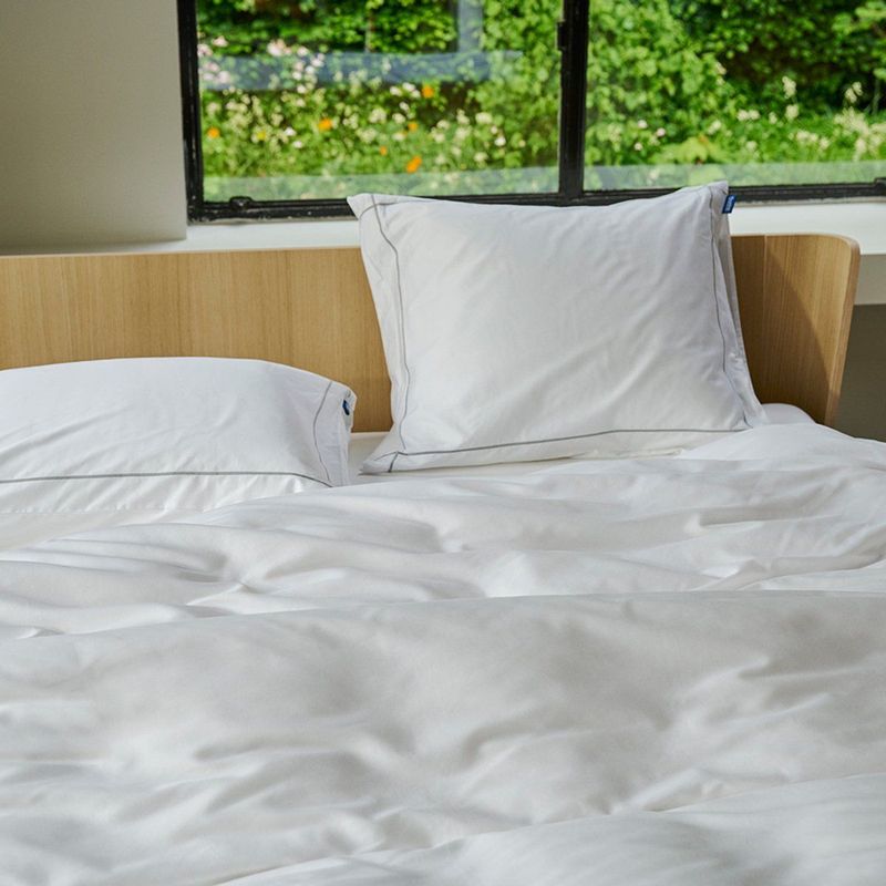 Dekbedovertrek - Grijs - Katoen - Eenpersoons