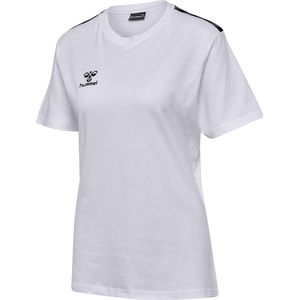 Hummel - Hmlauthentic Co - T-shirt - Zwart - Katoen