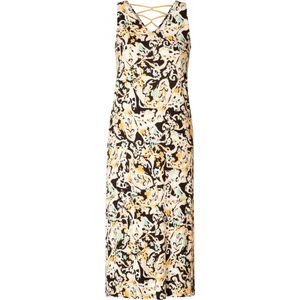 YESTA Lavera Jurk - Soft Sand/Multi Colo - maat 3(52)