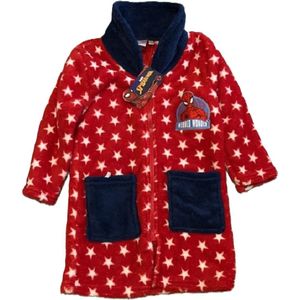 Spiderman badjas - fleece - kamerjas - ochtendjas - duster - rood - 8 jaar - maat 128
