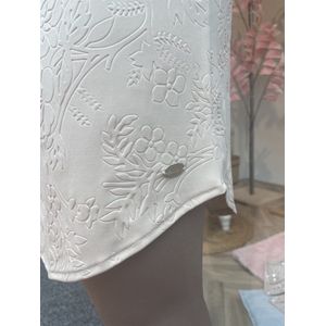 Hill Fashion - Jurk - Lina - Travelstof - Angelle Milan - Beige - Maat S