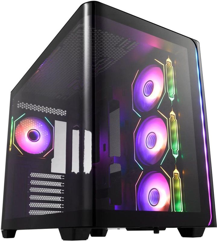 FSP - M580 - PC Behuizing - Panoramisch Ontwerp - Gehard Glas