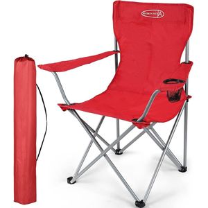 folding camping chairs outdoor portable garden folding chair lightweight comfortable beach chair for camping fishing parties barbecue red - cup holder - 2.2kg