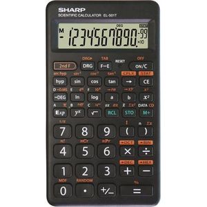 Sharp calculator - zwart-wit - wetenschappelijk - SH-EL501TWH