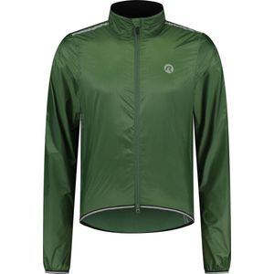 Rogelli Essential Regenjas - Fietsregenjack - Heren - Legergroen - Maat XL