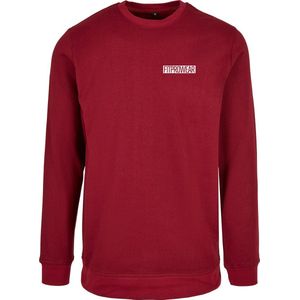 FitProWear Sweater Heren - Bordeaux / Rood - Maat XXXL / 3XL - Sweater - Trui zonder capuchon - Hoodie - Crewneck - Trui - Winterkleding - Sporttrui - Sweater heren - Heren kleding - Crew neck - Sweater man