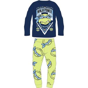 Ninja Turtles ninja power pyjama katoen blauw/groen maat 110