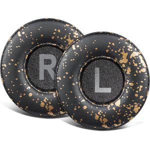 Oorkussens 70mm voor draadloze on-ear hoofdtelefoons - Earpads met zacht proteïneleer en geluidsisolerend schuim