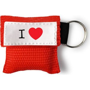 Kiss of Life - Beademingsmasker - I Love - Rood