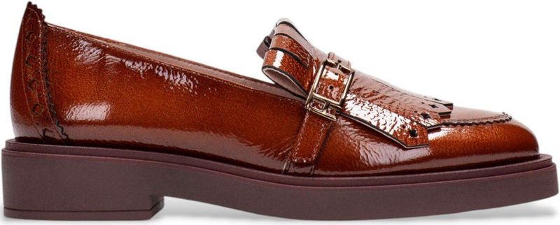 Hispanitas - HI243520 - Leren Mocassins - Bruin - Plat - Casual - Klassiek