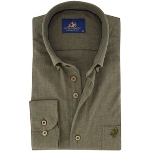 Eden Valley overhemd groen normale fit