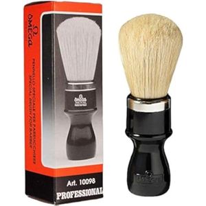 Professionele scheerkwast met borstelharen en plastic handvat