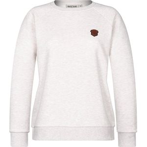 Naketano Damen Pullover Krokettenhorst 1801-0102 Oma Melange-S