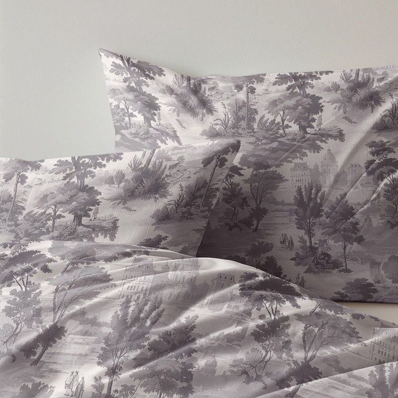 Zydante - Dekbedovertrek - Grijs - Microvezel - Dessin: Natuur