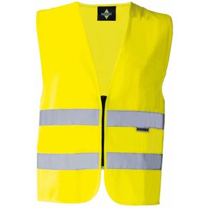 Korntex Hi-Vis Safety Vest Cologne With Front Zipper KX217 - Signal Yellow - 5XL