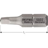 Rotec - BASIC - Schroefbit - SQD2x25mm - Vierkant - 2 stuks