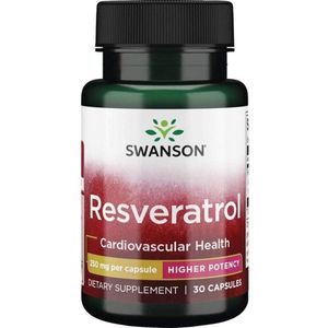 Ultra Resveratrol - Swanson - Polygonum cuspidatum-wortelextract - 250mg - Vegan - 30 Capsules