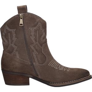 SUB55 Western boots Enkellaarsjes Hak - taupe - Maat 39