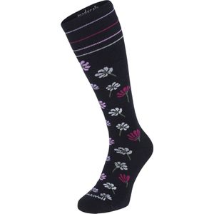 Sockwell - Field Flower Dames Compressiekousen Klasse 1 Black - Maat 35-38