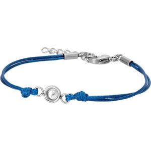iXXXi-Jewelry-Wax Cord Top Part Base Blue-Zilver-dames-Enkelsieraad-One size