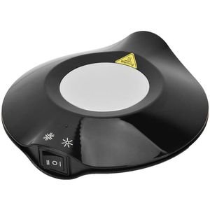 USB C Beverage Heater and Cooler USB Drinking Cooler ABS USB Power Office Home Cold Hot Dual Purpose Coaster Coffee Cup Insulated Pad Mat (Black) (Black)