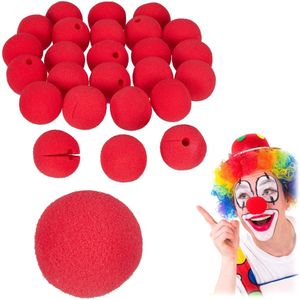 100x stuks rode clowns neus-neuzen foam - Cadeaus & gadgets kopen | o.a. ballonnen & feestkleding |