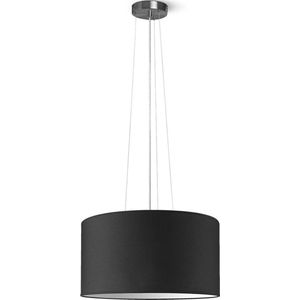 Home Sweet Home hanglamp Bling - verlichtingspendel Hover inclusief lampenkap - lampenkap 50/50/25cm - pendel lengte 100 cm - geschikt voor E27 LED lamp - zwart