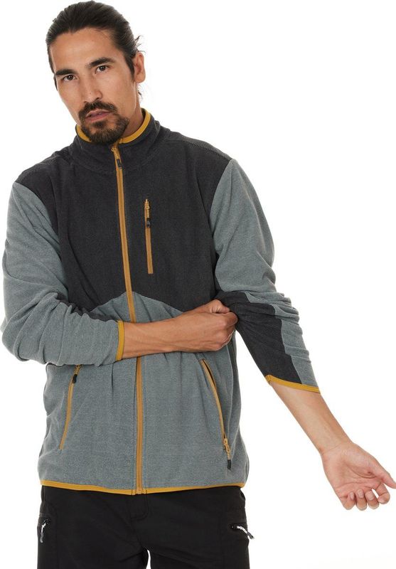 WHISTLER - Greyson - Fleecejack - Grijs