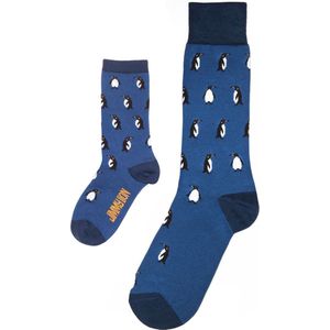 Zo Vader Zo Zoon/Dochter sokken Penguins | Maat: Vader 41 - 46 | Kind 1 - 3 jaar