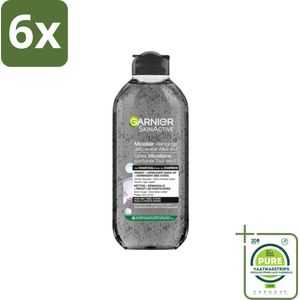 Garnier - SkinActive - Micellair Jelly-water - Alles-in-1 - Charcoal - 400 ml - Voordeelverpakking - 6 stuks - Reiniger - Micellair water