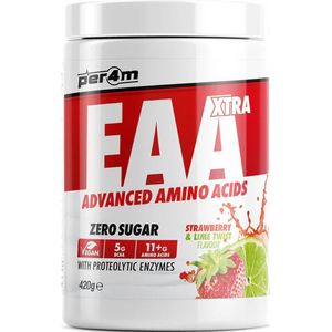 Per4m - EAA Xtra 420g - Strawberry & Lime Twist - Aminozuren - EAA - Fitness - Krachttraining - Sportvoeding