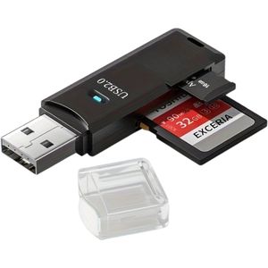 Opulfy - SD Kaartlezer USB voor Micro SD kaart - Geschikt voor Telefoon, Laptop, PC en Tablet - SD kaart lezer - USB kaartlezer - Plug & Play